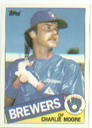 1985 Topps Baseball Cards      083      Charlie Moore